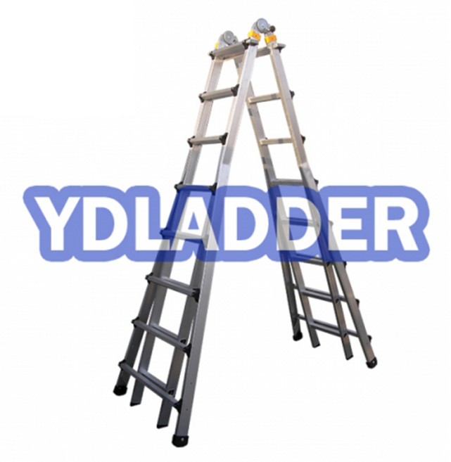 신양 KC안전인증 LS 이중 다목적 사다리 (일반형 특대형) 알루미늄 높이조절 접이식, LS사다리-8단, 1개