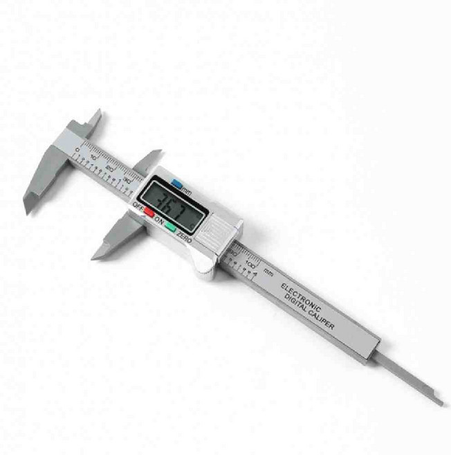 올몰 캘리퍼스 100mm 실버 외경측정기 철판두께측정기 버니어캘리퍼스100