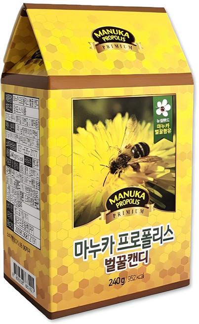 마누카 프로폴리스 벌꿀캔디, 240g, 1개