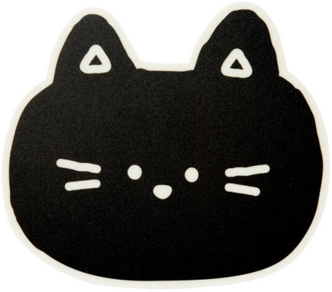 아트박스 마우스패드_검은고양이, 단품없음, 1개