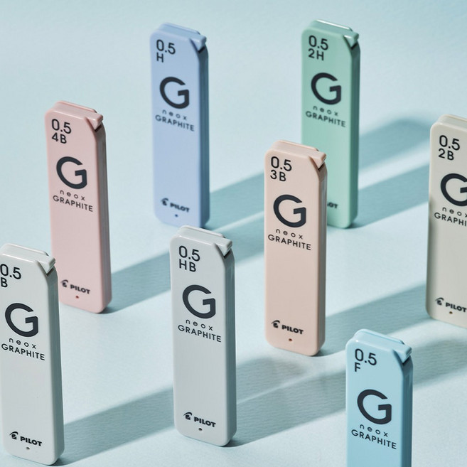 파이롯트 NEW 네옥스 그라파이트 샤프심 잘 부러지지 않는 neox, 0.9mm, HB