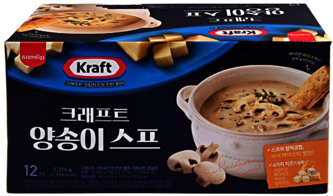 크래프트 양송이스프 198g x 12