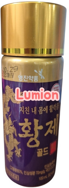 루미온 영진약품 황제골드 데일리 활력 케어 전통 원료 건강 음료 100ml 1개