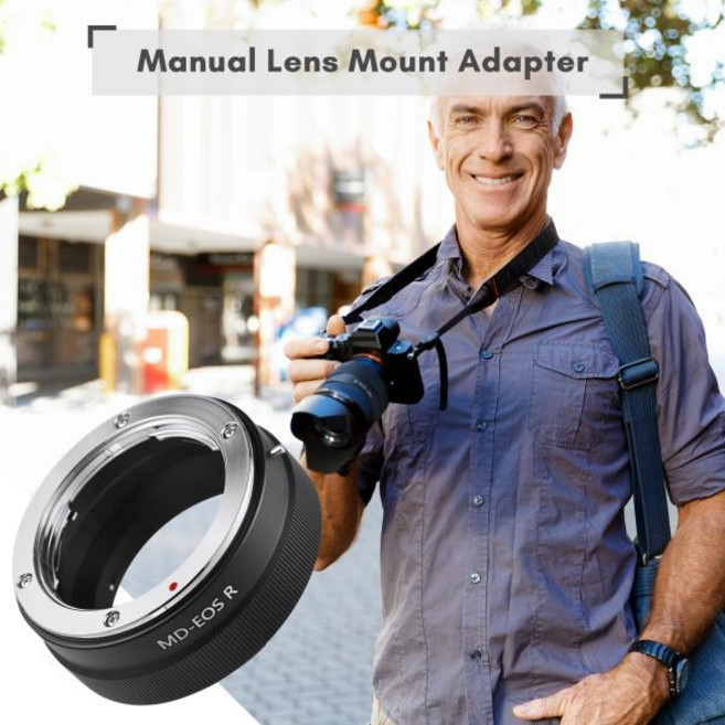 Minolta MD MC 마운트 렌즈 용 수동 어댑터 링 캐논 EOS R/RP/Ra/R5/R6/R7/R10 RF 미러리스 카메라, 1개