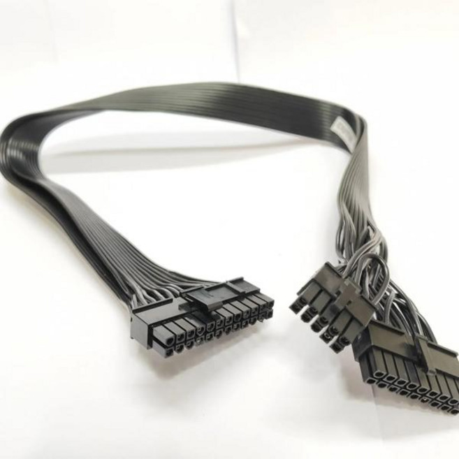 파워 서플라이 모듈 24 핀 10 18P 4P IDE Molex SATA GPU PCI-e 8pin 전원 케이블 슈퍼 플라워 SF-1000F14MP, 04 24Pin to 10 18Pin, 1개