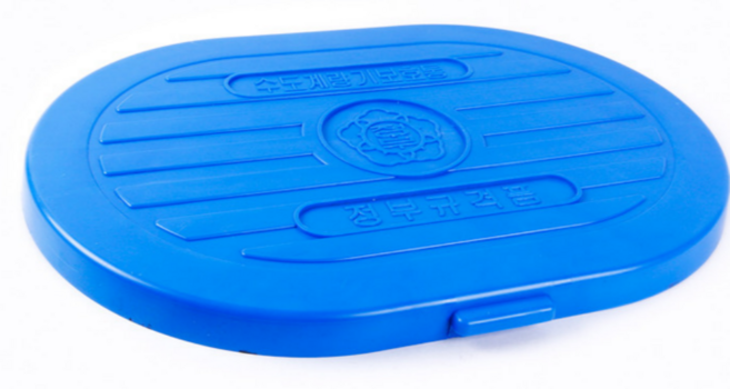 야외 PE 수도 계량기 플라스틱 뚜껑, 1개