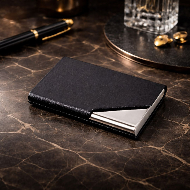 OFFHOLIC 심플 마그네틱 명함 지갑 카드 케이스