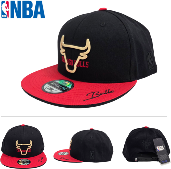 [백화점 정품] NBA 스냅백 모자 시카고불스 레드 HD501
