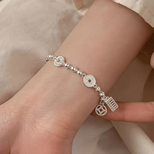 다올 재물운을 불러오는 행운의 엽전 팔찌 S925 1
