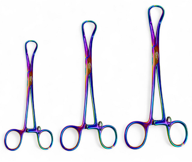 소닉스 낚시 쏘가리집게 O형포셉 SO-150 스테인리스 티타늄 코팅 오형겸자 원형 고기집게, S0-150 무지개 Rainbow, 1개