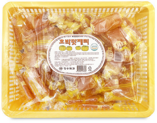 장수 호박맛제리 옛날젤리, 1개, 1.275kg