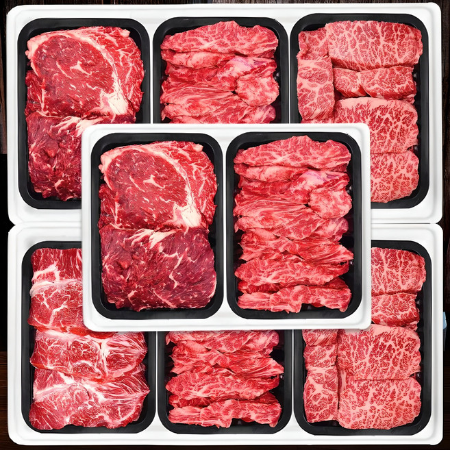 1++ 농협 한우 선물세트 구이용 갈비살 살치살 부채살 등심 한우선물세트, 암행어사1호, 1세트