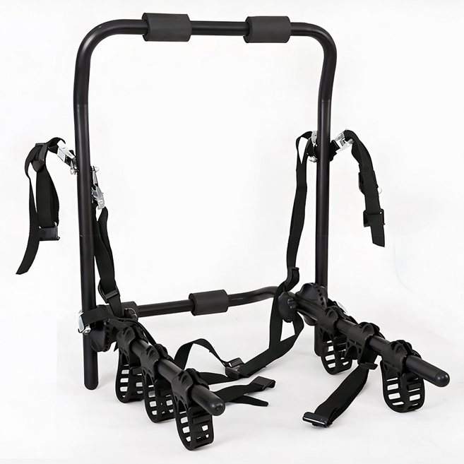 차량용 자전거 거치대 자동차 승용차 후미형 견인 캐리어, 1개, 블랙