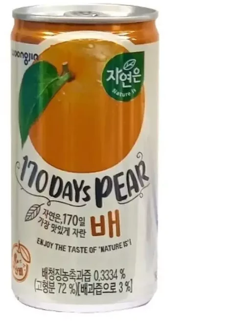웅진식품 자연은 배 x 30캔, 180ml