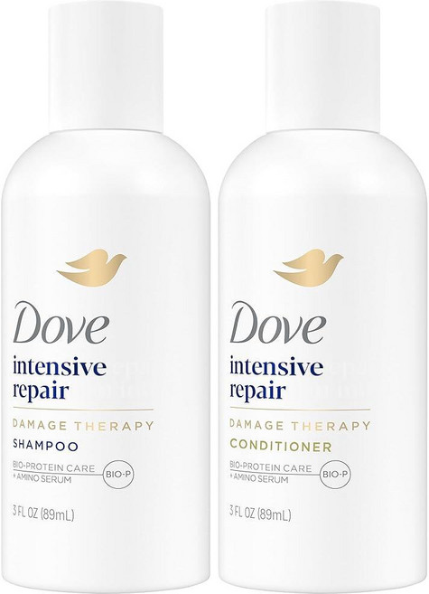 도브 여행용 인텐시브 리페어 샴푸 컨디셔너 89ml 2개 1세트, 도브 여행용 인텐시브 리페어 샴푸 컨디셔너 89ml 2, 1