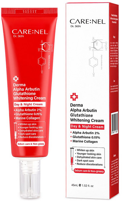 까레넬 알파 알부틴 글루타치온 시너지 화이트닝 크림, 45ml, 1개