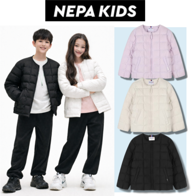 네파키즈 아동 덕다운 경량패딩 자켓