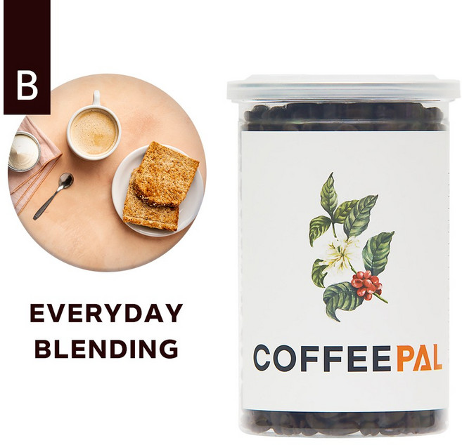 에브리데이블렌딩 향좋은 구수한 고소한 산미없는 최상급 아라비카 스페셜티 커피 홀빈 분쇄 가루 신선한 로스팅 대용량 핸드드립 원두 커피콩 원두콩 블랙커피, 1개, 200g, 모카포트