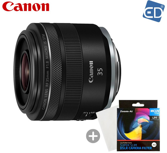 캐논 정품 렌즈 RF 35mm F1.8 MACRO IS STM+MCUV필터+포켓융 /ED, RF 35mm F1.8 MACRO IS STM