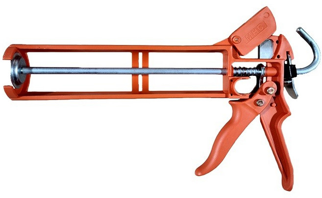 MHC 실리콘 실리콘건 컷팅건 국산건 플라스틱컷팅건, 1개