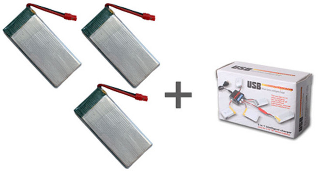 SYMA 2020 NEW Z3 접이식 드론 옵티컬 광센서 20분비행, NEW Z3 전용 배터리 3개+ 5in1멀티충전기, 1개