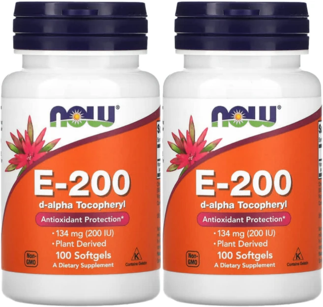 나우 비타민 E-200 IU 100정 2통 - 쿠팡