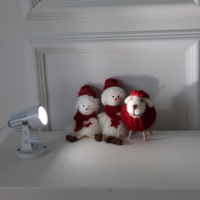 HK.sell 3컬러 밝기 조절 포인트 스터들리 USB 스포트라이트, 화이트