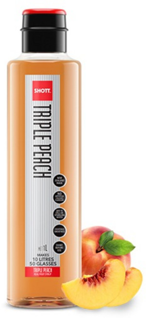 샷 시럽 트리플 피치 1000ml, 1L, 1개