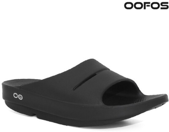 [우포스] 1100 우아 슬라이드 슬리퍼 (BLACK)