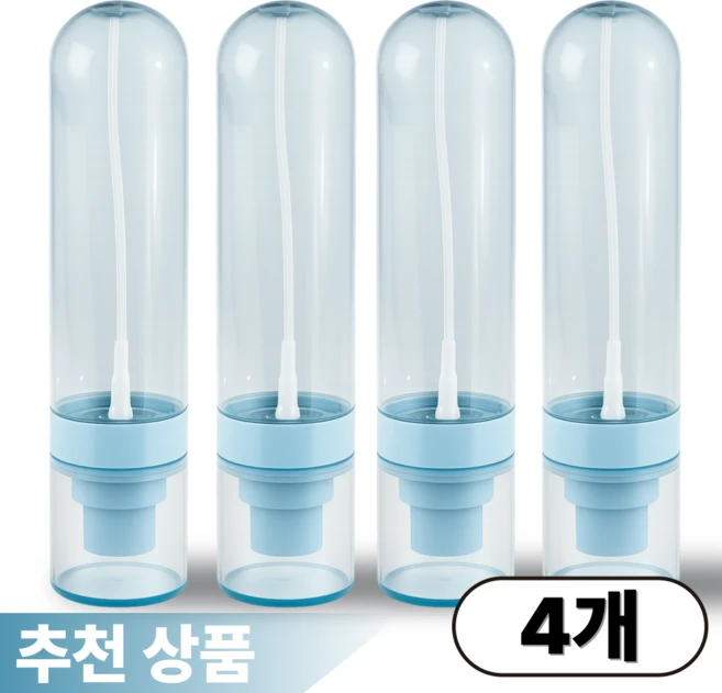 클릭코 미스트 스프레이 거꾸로 초미세 공병, 4개, 블루(100ml) - 쿠팡