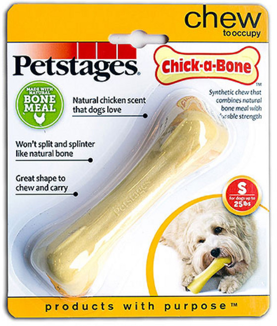 펫스테이지 치카본 치킨향 뼈다귀장난감 S13cm 340, 단품, 1개