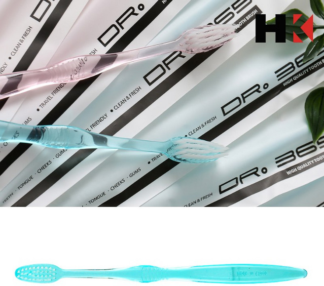 대용량 투데이 고급 미세모 원터치 일회용 칫솔 개별포장, 1개, 500개입