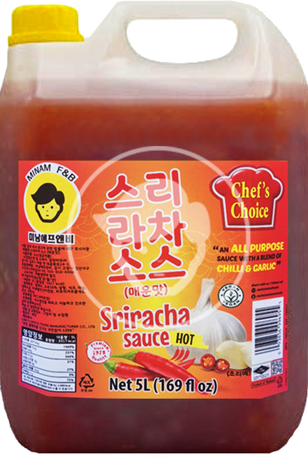 쉐프초이스 스리라차 칠리 소스, 1개, 5L