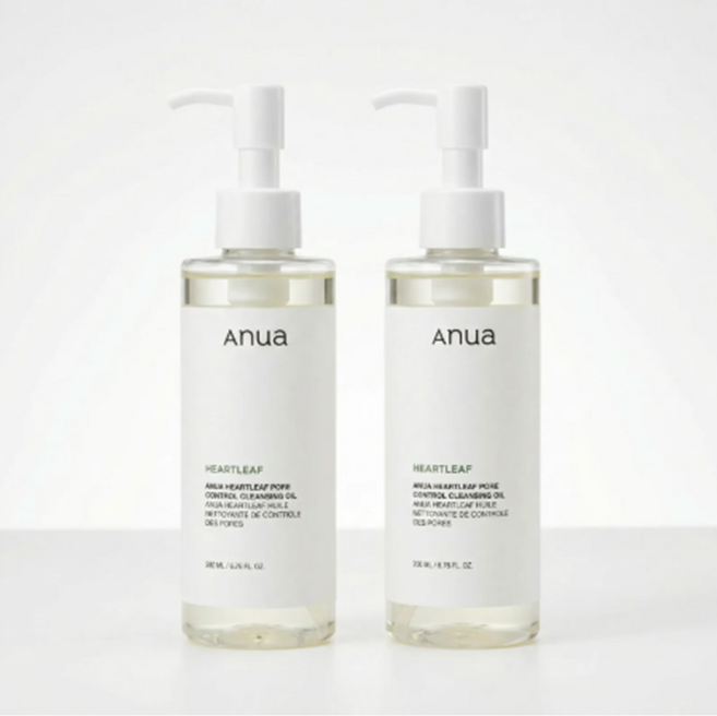 [1+1 기획] 아누아 어성초 포어 컨트롤 클렌징 오일 200ml+200ml, 2개, 200ml