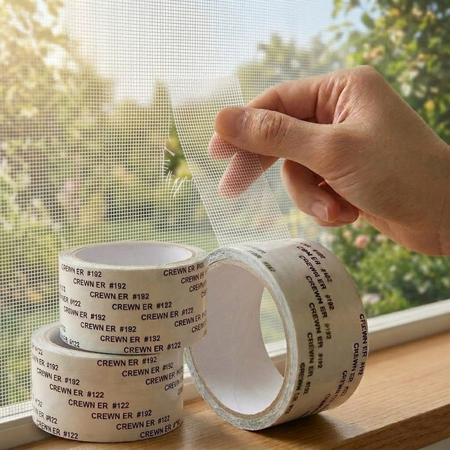 키홈 잘라쓰는 방충망 보수 테이프 수리, 3개