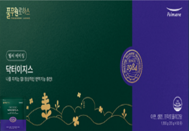 비바글로리 풀무원로하스 닥터이지스 1개월분, 60개, 20g