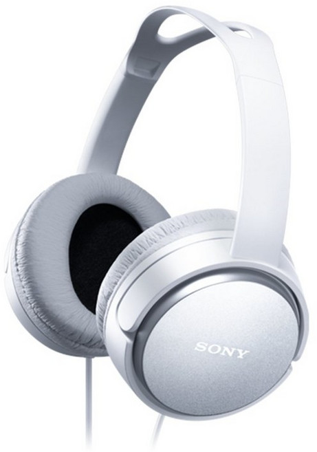 소니 헤드폰 MDR-XD150 : 밀폐형 실내용(TV·오디오용) 화이트 MDR-XD150 W, MDR-XD150W