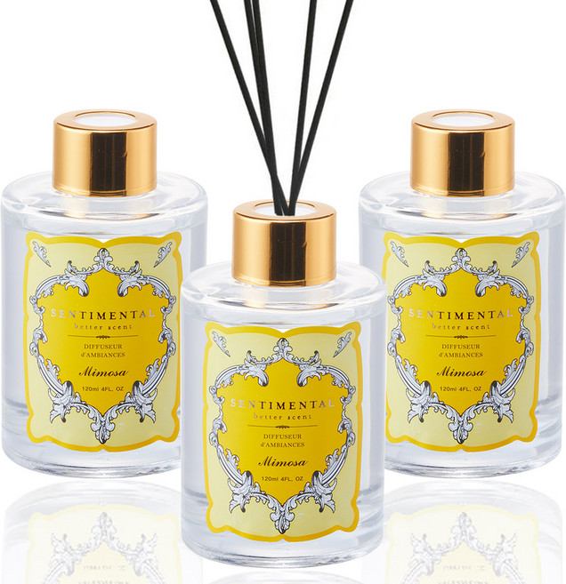 센티멘탈 디퓨저 더 에디션 패키지 1+1+1, 미모사 3개