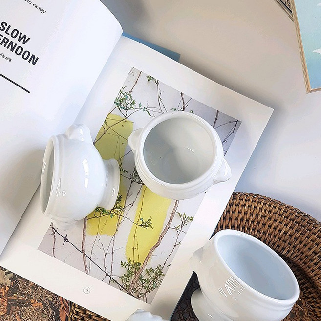 호레카 NB 어니언 사자머리 스프볼 디저트볼, 크림화이트, 1개, 볼, 미니