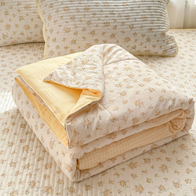 더루비샵 플라워 여름이불 양면 사계절 차렵이불