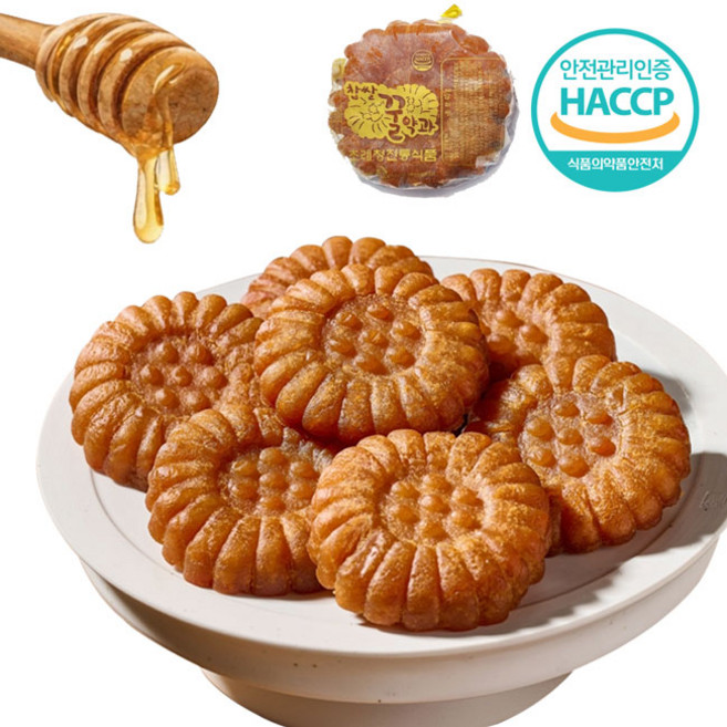초례청 전통 꿀약과 찹쌀약과 개별포장 쫀득한 전통간식 40g, 30개