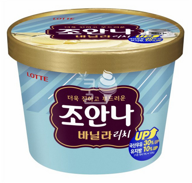 달쿨 아이스크림초등 조안나 리치 바닐라, 900ml, 1개