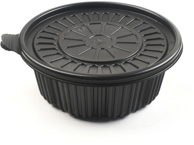 탕용기/찜/국/ 225파이 검정 소 / 200개 세트