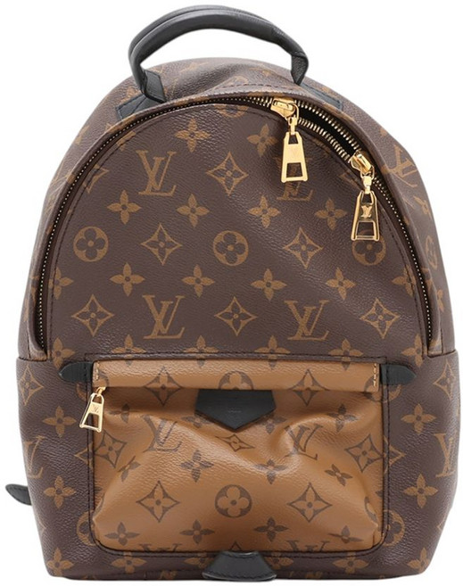 루이 비통 중고 2019 Monogram Reverse Palm Springs PM backpack