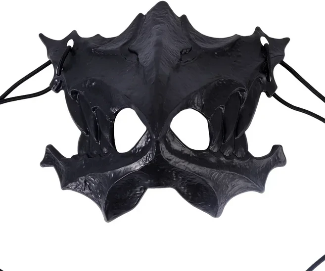 파티 해골 마스크 긴 이빨 악마 하프 페이스 늑대 드래곤 타이거 Houjuu Nue 코스프레 할로윈 코스튬 소품, 11 08