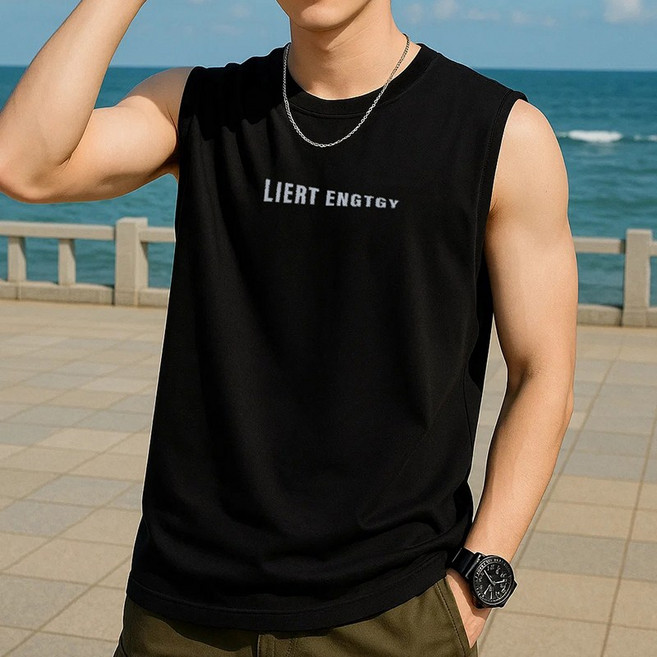 투데이리빙 1+1 여름 쿨링 민소매 티셔츠 빅사이즈 냉감 민소매티 여름 나시 기능성 나시티 쿨나시 면나시티 쿨민소매 쿨티셔츠 운동복 런닝