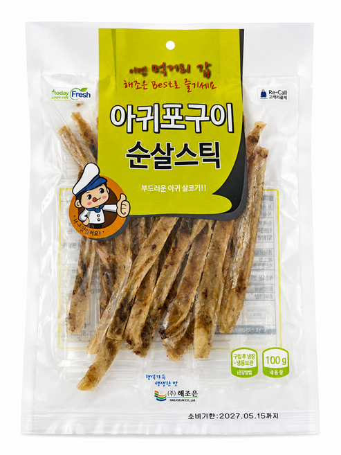 해조은 아귀포 순살 스틱 100g, 1개
