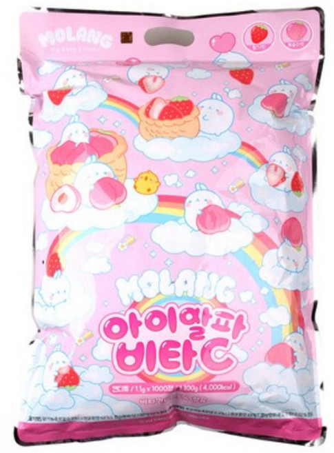 해호 몰랑 비타민 1000정, 2개, 1.1g