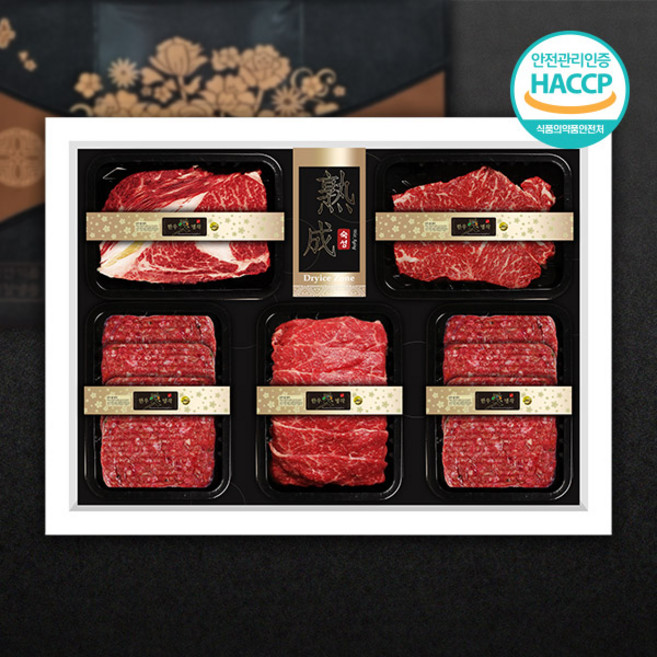 [네이쳐&기프트] Wet Aging 한우구이 한정기획 특 2호 (꽃채불떡떡), 1세트