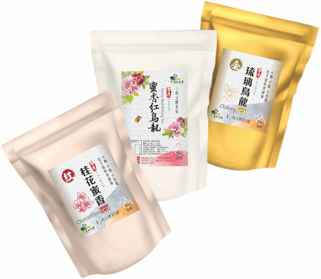 茗御采茶桂花蜜香紅茶 三角立體茶包 無糖無脂 台灣在地紅茶 花香茶香融合, 30g, 1個, 10個裝
